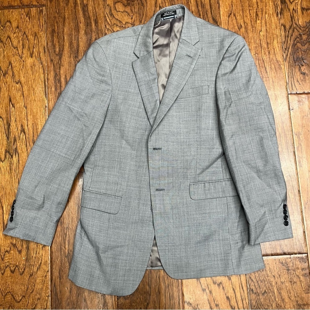 Tommy Hilfiger Gray Sport Coat with Notched‎ Lapel and Classic Fit